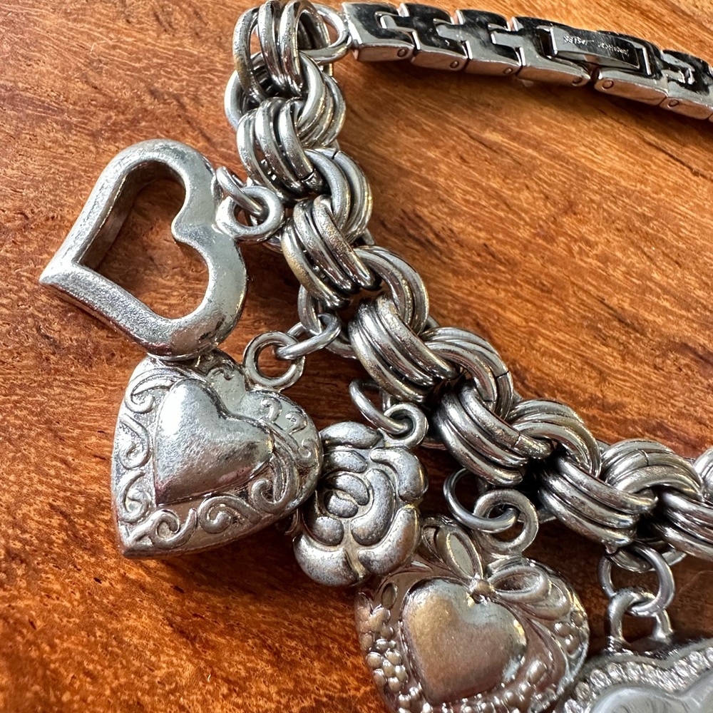 Betsey Johnson Charm Bracelet Watch - Picture 4 of 6